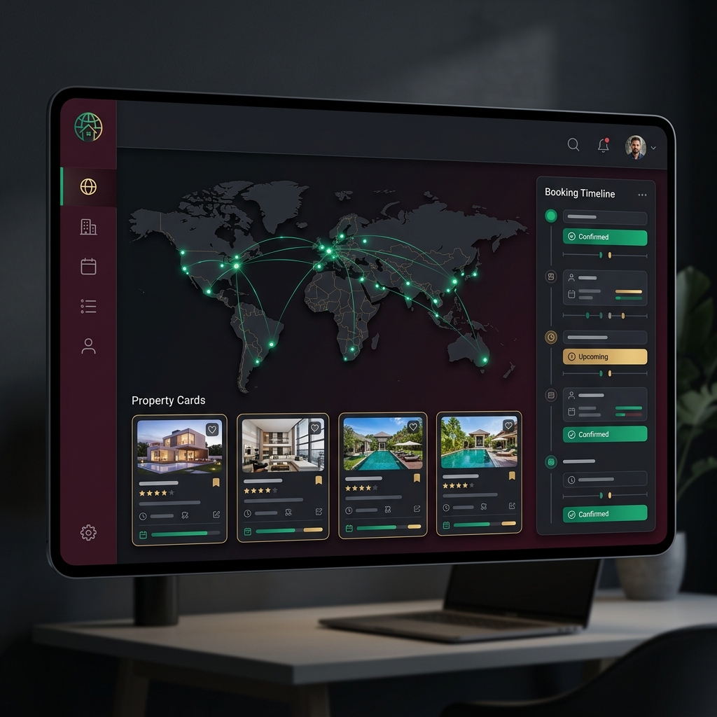 Abkus Travel interface